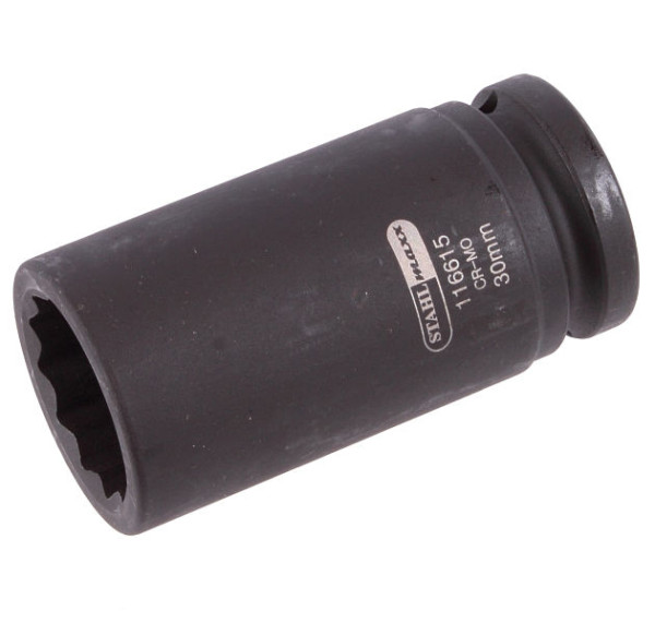 Stahlmaxx Einsatz-Kraft-Steckschlüssel, 30 mm, 3/4-Antrieb, 12-kant, XXL-116615
