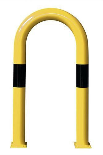 DENIOS Rammschutzbügel Extreme H 6.5, 650 x 1200 mm, für Innen, kunststoffbeschichtet, 207464