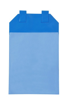 KROG Gitterboxtaschen mit Magnetverschluss, A4 hoch blau, Öffnung: Längsseite, 5902072