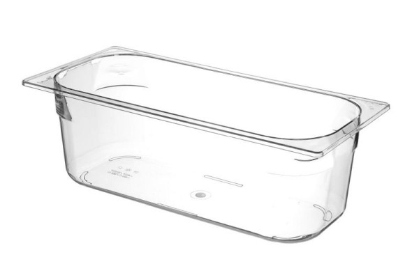 Hendi Eiscreme Behälter Polykarbonat, LxBxH: 360x165x120 mm, Transparent, 807026