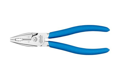 GEDORE Kraft-Kombinationszange 160 mm, Flach- und Rundmaterial, 3463192