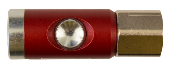 ELMAG Sicherheitskupplung IG 1/4', mit Druckknopf und Drehgelenk DN 7, 4, 42773
