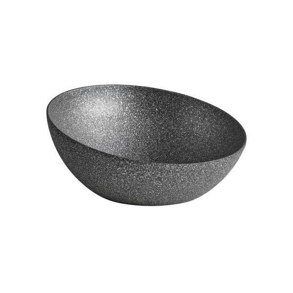 APS Schale "FROSTFIRE", Aluminium, Antihaftbeschichtung, Ø 32,5 cm, 3 Liter, schwarz-silber, 30010