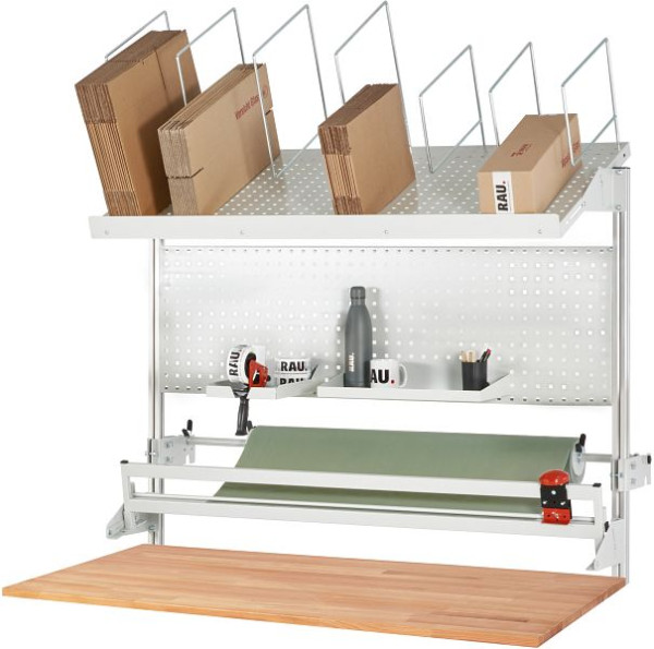 RAU System-Aufbau - Komplettset 09, für Produktbreite 1000 mm, RAL7035, EE-BW-KS-09-1000.12