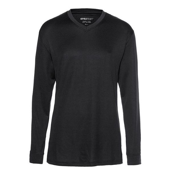 4PROTECT UV-Schutz-Langarm-Shirt AUSTIN, schwarz, Größe: M, 3342-M