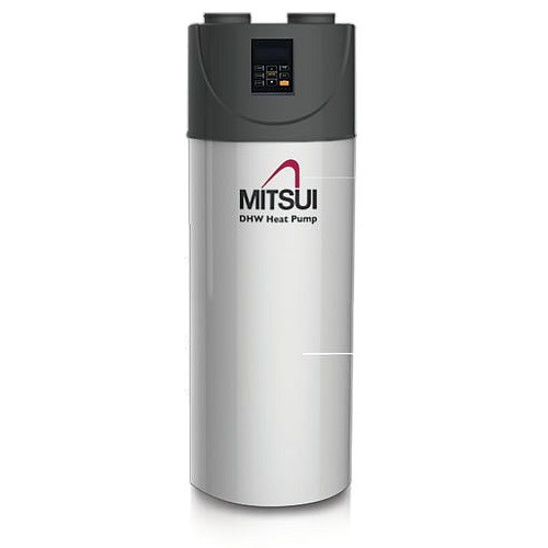 Mitsui Trinkwasserwärmepumpe 300 Liter DHWHP300SMI mit Wärmetauscher, DHWHP300SMI