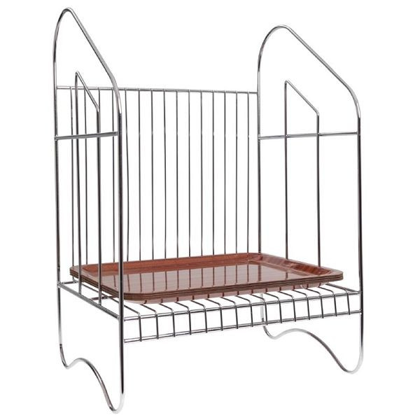 Craven Tablettspender, Material: verchromter Draht, Größe: 71,3 x 49,3 x 38,5 cm, Fassungsvermögen: 30 Tabletts/60 kg, DM342