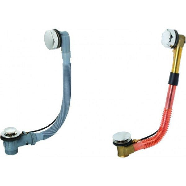 Sanotechnik Ab- und Überlaufgarnitur mit Wassereinlass "lang", 10690