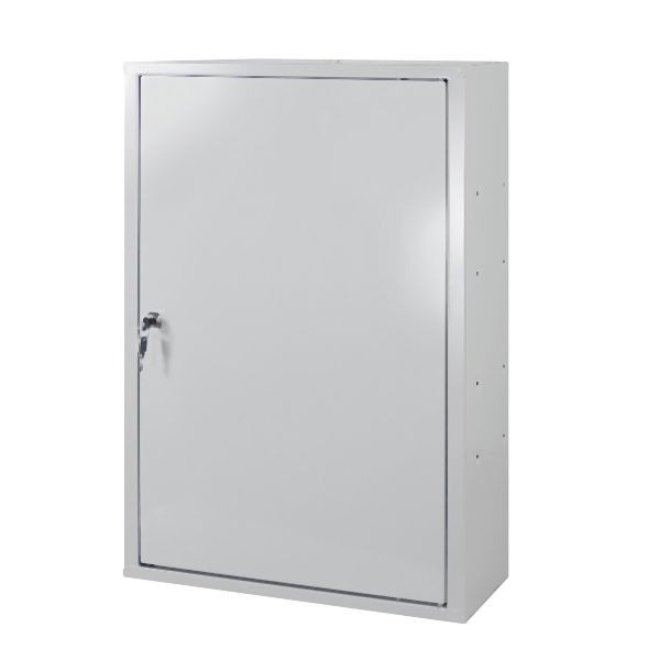 ADB Werkzeugwandschrank mit 1 Tür, 1 Fachboden, Grau, 52595