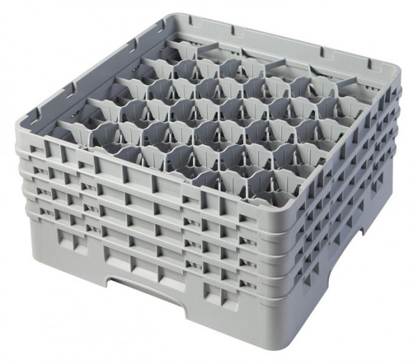 Cambro Spülkorb mit 30 Fächer Camrack® 21,5 cm weiches Grau, 30S800151