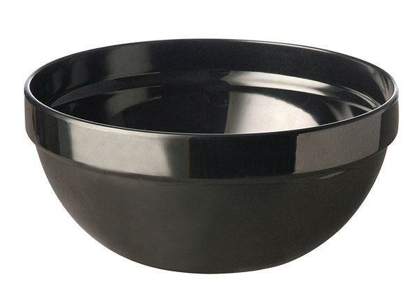 APS Schale -CASUAL MAXI-, Ø 12 cm, Höhe: 5,5 cm, Melamin, schwarz, 0,25 Liter, 83699