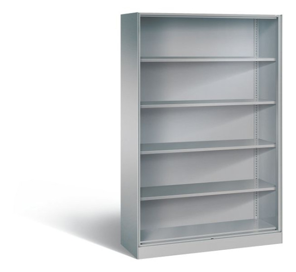 C+P Büroregal Asisto, H1980xB1200xT435mm, Farbe: Weißaluminium, 5 OH, 140001-000 S10000