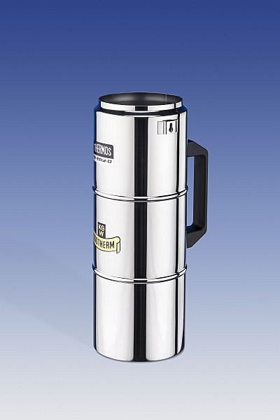 KGW Isotherm Dewargefäß aus Edelstahl mit Griff Typ GSS 1000 W, 1000 ml, 2301