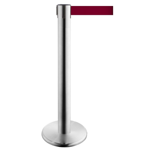 Stein HGS Personenleitsystem -P-Line Titan-, edelstahl, burgunder, mit Gurtendstück (Standard), 15692-1502