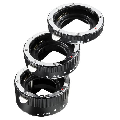Walimex Zwischenringsatz für Canon EF AE, 1017912, 4250234579124
