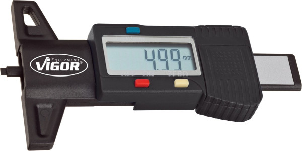 VIGOR Profiltiefenmesser, Messtiefe maximal 27 mm, V1584, 4047728015844