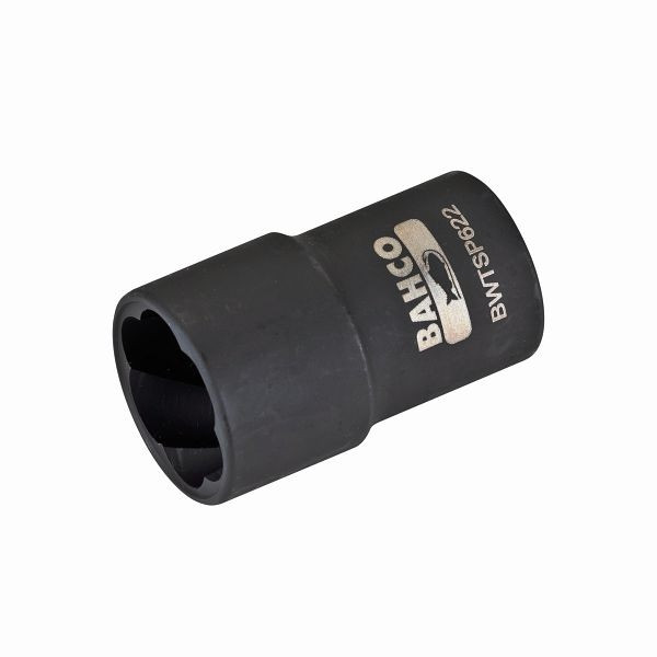 Bahco 1/2" Spezial Steckschlüssel-Einsatz zum Lösen defekter Muttern oder Schraubköpfe, 19 mm, BWTSP619