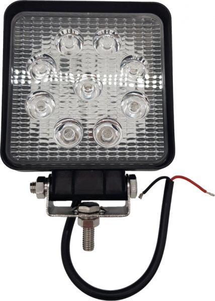 Berger & Schröter LED blue Arbeitsscheinwerfer eckig 9x3 W, 2700 Lumen, 20346