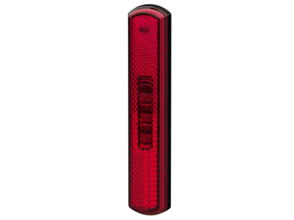 HELLA Seitenmarkierungsleuchte, Shapeline Tech, LED, 24/12V, Anbau/geklebt, rot, LED: gelb, 500mm, 2-polig, rechts/links, 2PS 013 304-001