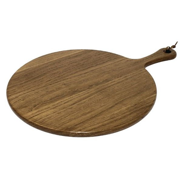 Olympia rundes Servierbrett Akazienholz mit Griff 35,5cm, GM262
