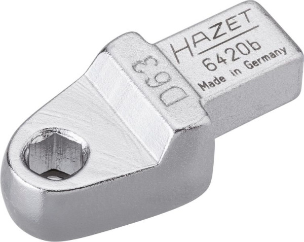 Hazet Einsteck-Halter für Bits, Einsteck-Vierkant 9 x 12 mm, Sechskant hohl 6,3 (1/4 Zoll), 6420B