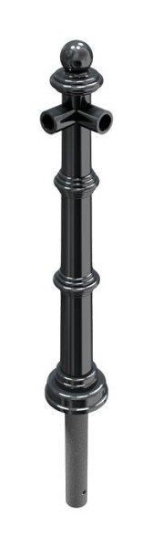 Schake Alu-Stilpoller Serie 495.01B, Eckpfosten für Oberholm 90°, 495_03B