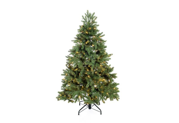 Evergreen Künstlicher Weihnachtsbaum Roswell Kiefer, Inkl. LEDs, 150 cm, PGTG50P2459L02