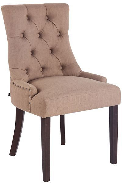 CLP Esszimmerstuhl Aberdeen Stoff antik, taupe, 310450