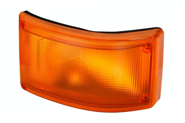 HELLA Blinkleuchte - Halogen - 12/24V - Einbau/Schraubanschluss - Lichtscheibenfarbe: gelb - Stecker: Flachstecker - rechts/links, 2BA 005 603-047