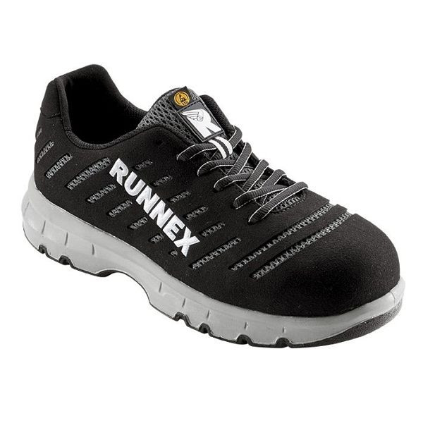 RUNNEX S1P-ESD-Sicherheitshalbschuhe FlexStar, schwarz, Größe: 40, VE: 1 Paar, 5178-40