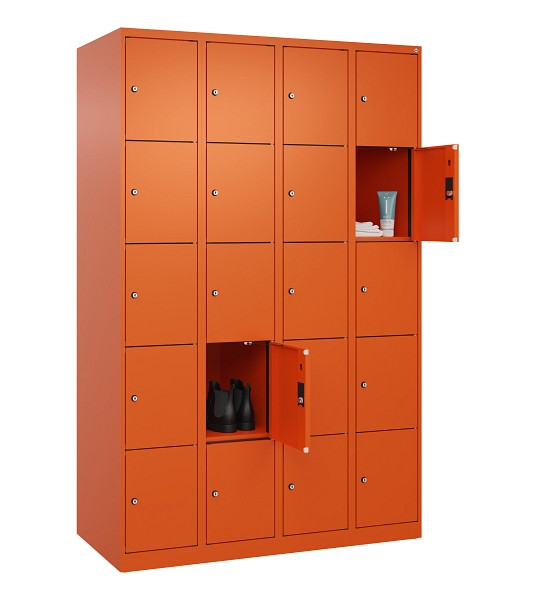 C+P Schließfachschrank Evolo PLUS, 20 Fächer, 1850x1200x500mm, 2004/2004, 049000-405 S10023
