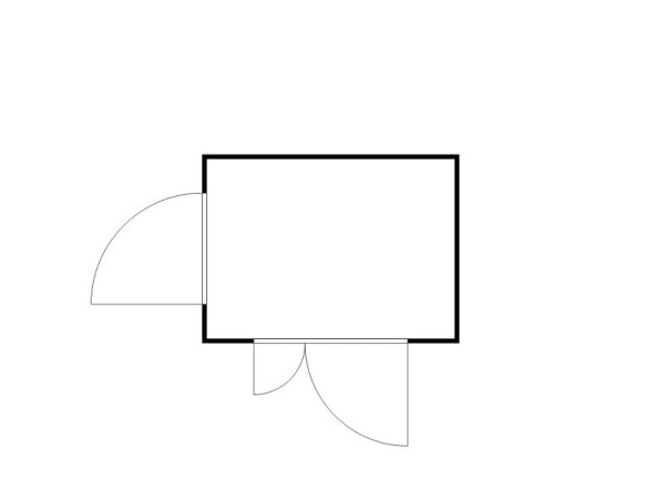FLADAFI Materialcontainer IC Pro 1300, isoliert, mit isoliertem Boden, Doppelflügeltür (asymmetrisch) auf der 3 m Seite und Einflügeltür, F2221310710-F911