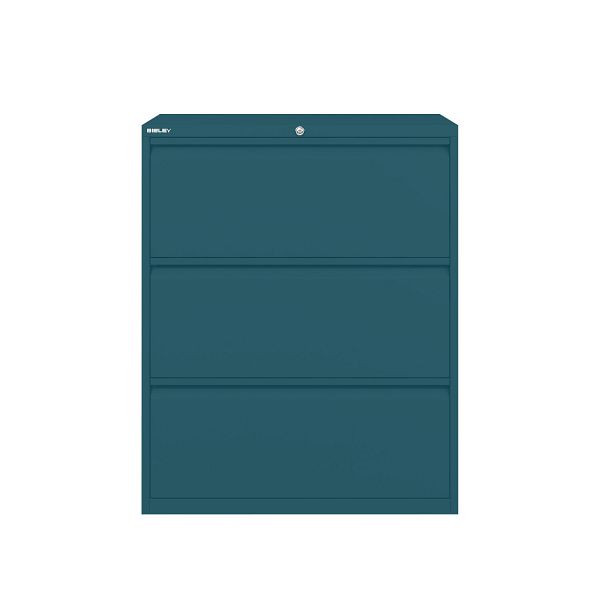 Bisley Essentials Schubladenschrank, Höhe 1000-1024 mm, 653 ozeanblau, YESF0810653