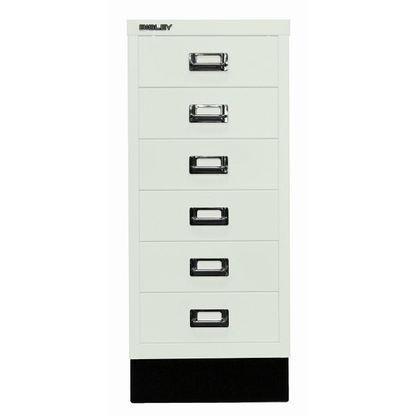 Bisley MultiDrawer™, Inkl. Sockel, DIN A4, 6 Schubladen, 644 portland, L296S644