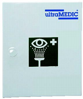 ultraMEDIC Stahlschrank mit Augenspülset ultraAQUA-SAFE, Magnetverschluss, SAN-0240
