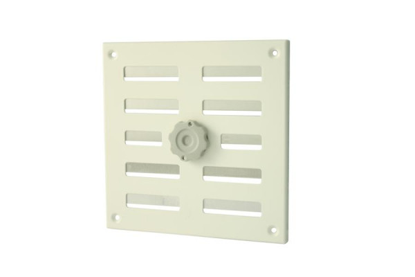 Marley Lüftungsgitter verschließbar aus Aluminium 155 x 155 mm weiß, 443614