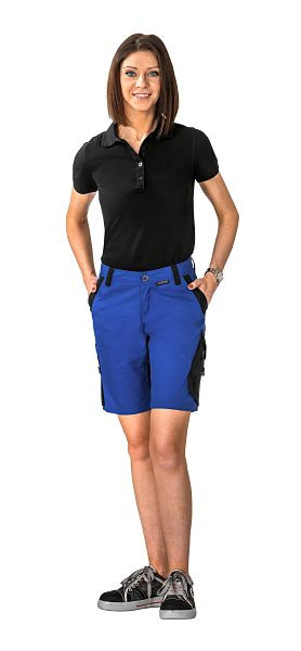 Planam Norit Damen Shorts, kornblumenblau/schwarz, Größe L, 6462052