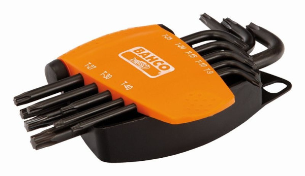 Bahco Winkelschraubendreher-Satz, 8-teilig, TX, (Ent-)Magnetisier-Funktion, BE-9585
