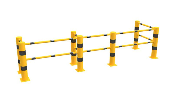 Schake Endpfosten für Schutzgeländer zum Aufdübeln, 40158-0BG