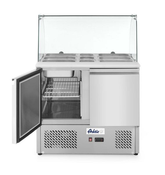 Arktic Kühltisch, zweitürig mit Glasdisplay 300L, -2/8°C 230V/310W, 232781