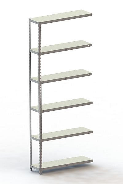 Meta Schraubregal FIX 80 AR 2500x1000x300 mm, verzinkt, Bodenanzahl: 6, 20089497