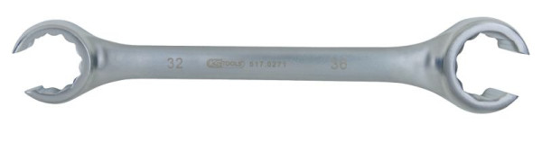 KS Tools Offener Doppel-Ringschlüssel, abgewinkelt, 32x36mm, 517.0271
