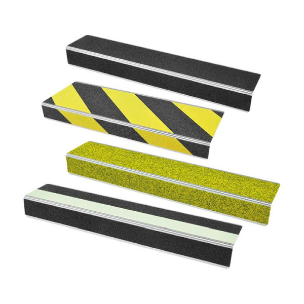 Stein HGS Antirutsch-Treppenkantenprofil -WT-5409-, 600 mm/ schwarz, Maße (HxT): 25 x 100 mm, 37103