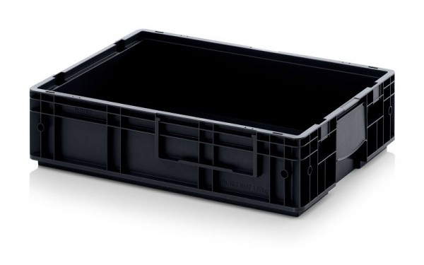 Auer ESD-RL-KLT-Behältermit glattem Boden und Wasserablauflöchern, LxBxH: 60 x 40 x 14,7 cm, ESD RL-KLT 6147