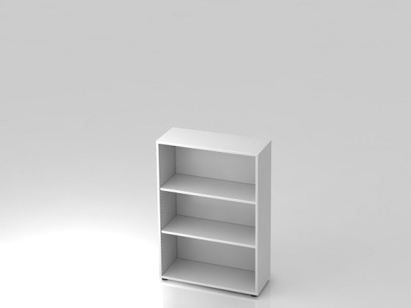 Hammerbacher Regal 3OH 33cm tief Weiß, 80x33x114,4 cm (BxTxH), V4500/W