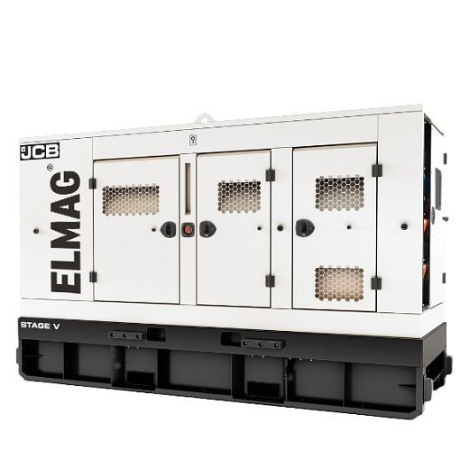 ELMAG Stromerzeuger SEDSSR G125RS V - RENTAL, mit JCB Dieselmotor 448 TA5-129 mit MECC ALTE V-Type, 52314