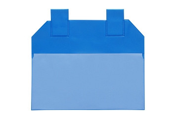 KROG Gitterboxtaschen mit Magnetverschluss, A6 quer blau, Öffnung: Längsseite, 5902070