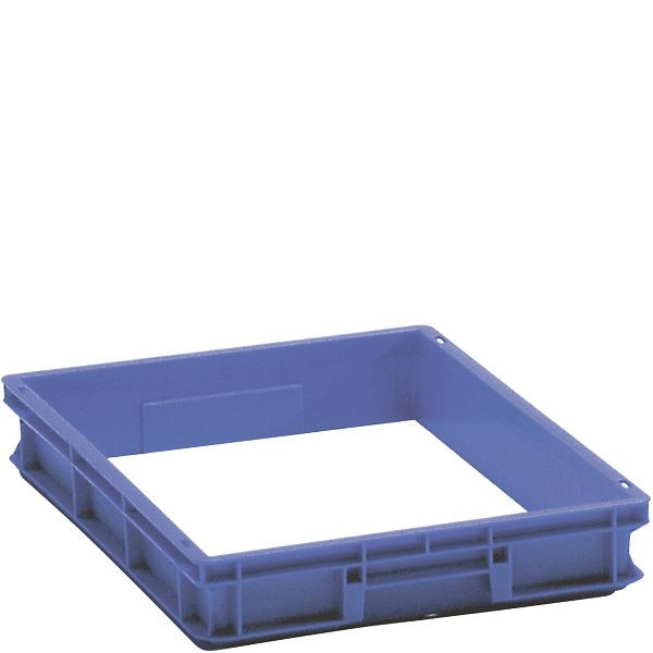 BITO Aufsatzrahmen 600x400x78 PP blau, Set, 1568