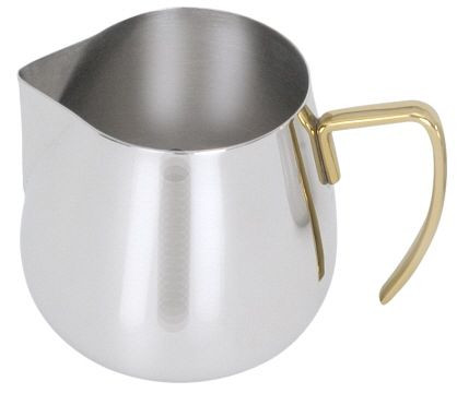 Contacto Sahnegießer/ Milchkännchen mit vergoldetem Griff, 8894/151