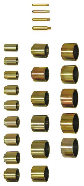 GEDORE KL-0039-1601 Druck-/Stützhülsen-Satz, kurz, Ø 30-90 mm, 2355418